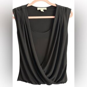 White House Black Market Draped Front Top – Size Small